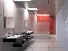 Fully Installed Tiled and Plastered contemporary Bathroom by GM Plastering & Tiling Manchester